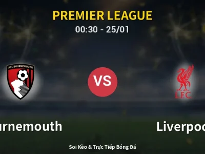 Kết Quả: Bournemouth 3-2 Liverpool – Highlight & Bàn Thắng | Premier League