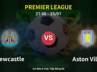 🔴 Trực Tiếp: Newcastle 0-1 Aston Villa – Link Xem Premier League (Full HD)