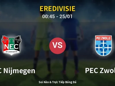 Kết Quả: NEC Nijmegen 2-1 PEC Zwolle – Highlight & Bàn Thắng | Eredivisie