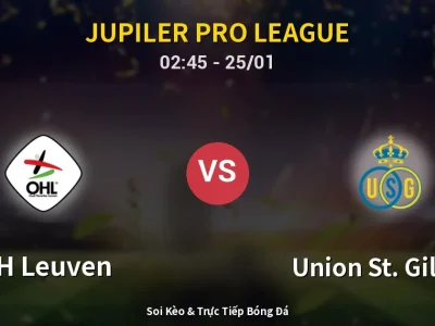 Kết Quả: OH Leuven 0-0 Union St. Gilloise – Highlight & Bàn Thắng | Jupiler Pro League