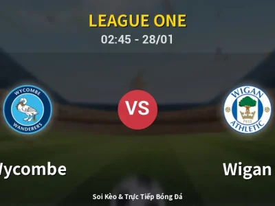 Kết Quả: Wycombe 2-0 Wigan – Highlight & Bàn Thắng | League One