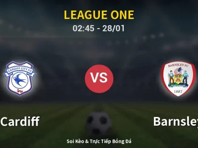 Kết Quả: Cardiff 4-0 Barnsley – Highlight & Bàn Thắng | League One