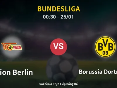 Kết Quả: Union Berlin 0-3 Borussia Dortmund – Highlight & Bàn Thắng | Bundesliga