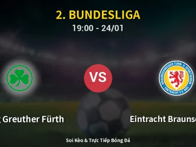 🔴 Trực Tiếp: SpVgg Greuther Fürth 0-0 Eintracht Braunschweig – Link Xem 2. Bundesliga (Full HD)