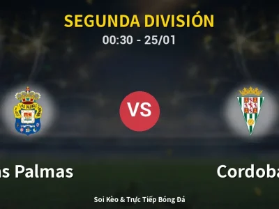 Kết Quả: Las Palmas 1-2 Cordoba – Highlight & Bàn Thắng | Segunda División