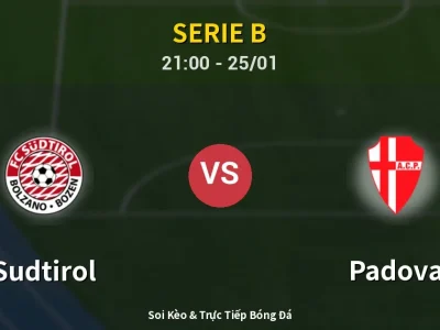Soi Kèo Sudtirol vs Padova – 21:00 25/01 | Nhận Định, Dự Đoán Tỷ Số