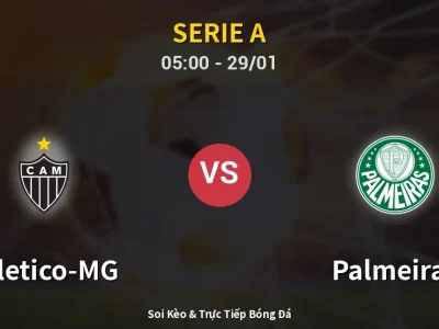 Kết Quả: Atletico-MG 2-2 Palmeiras – Highlight & Bàn Thắng | Serie A