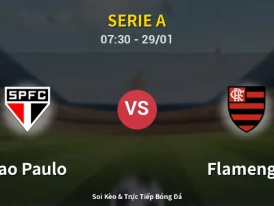 Kết Quả: Sao Paulo 2-1 Flamengo – Highlight & Bàn Thắng | Serie A