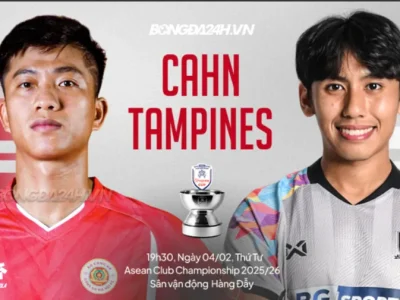 CAHN vs Tampines: Trận ‘tổng duyệt’ nảy lửa trước thềm đại chiến Cúp C2 châu Á