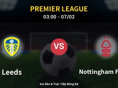 Kết Quả: Leeds 3-1 Nottingham Forest – Highlight & Bàn Thắng | Premier League