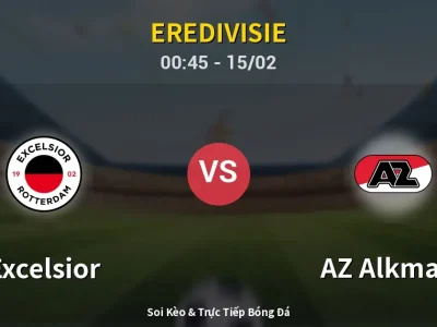 Kết Quả: Excelsior 1-2 AZ Alkmaar – Highlight & Bàn Thắng | Eredivisie