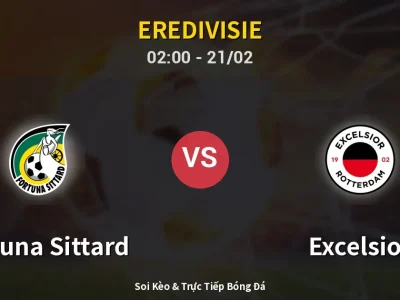 Kết Quả: Fortuna Sittard 2-1 Excelsior – Highlight & Bàn Thắng | Eredivisie