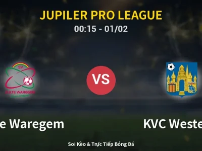 Kết Quả: Zulte Waregem 0-1 KVC Westerlo – Highlight & Bàn Thắng | Jupiler Pro League