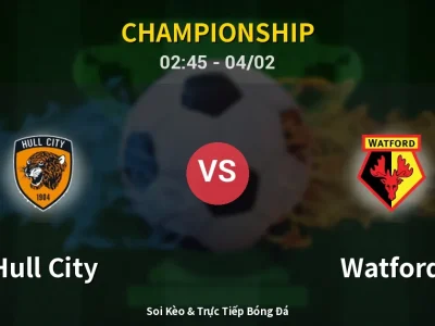Kết Quả: Hull City 0-0 Watford – Highlight & Bàn Thắng | Championship