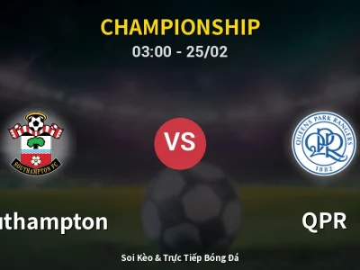 Kết Quả: Southampton 5-0 QPR – Highlight & Bàn Thắng | Championship