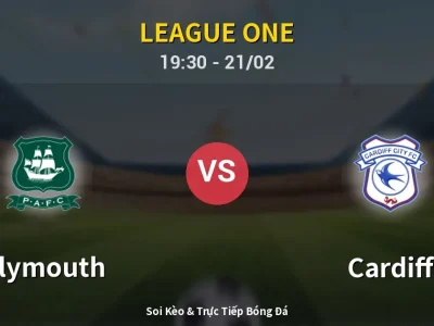 Kết Quả: Plymouth 5-2 Cardiff – Highlight & Bàn Thắng | League One