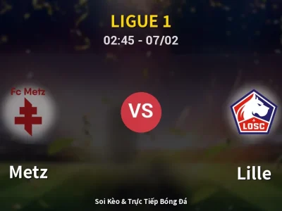 Kết Quả: Metz 0-0 Lille – Highlight & Bàn Thắng | Ligue 1