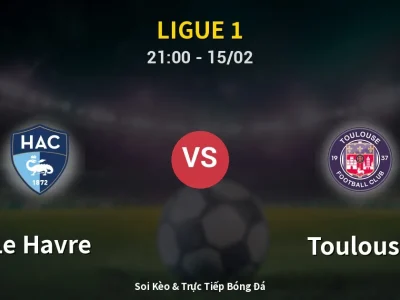 🔴 Trực Tiếp: Le Havre 2-2 Toulouse – Link Xem Ligue 1 (Full HD)