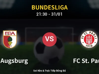 🔴 Trực Tiếp: FC Augsburg 0-0 FC St. Pauli – Link Xem Bundesliga (Full HD)