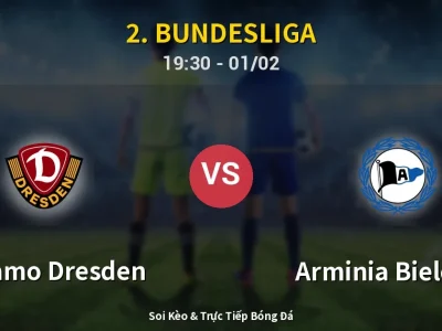 🔴 Trực Tiếp: Dynamo Dresden 1-0 Arminia Bielefeld – Link Xem 2. Bundesliga (Full HD)