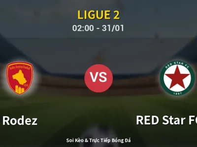 Kết Quả: Rodez 1-1 RED Star FC 93 – Highlight & Bàn Thắng | Ligue 2