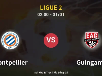 Kết Quả: Montpellier 3-1 Guingamp – Highlight & Bàn Thắng | Ligue 2