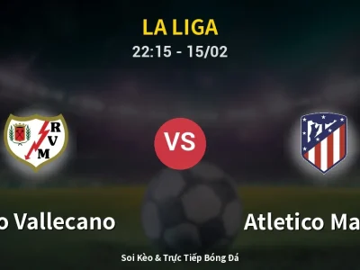 🔴 Trực Tiếp: Rayo Vallecano 0-0 Atletico Madrid – Link Xem La Liga (Full HD)
