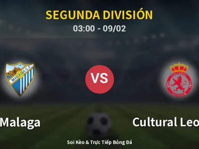 Kết Quả: Malaga 2-1 Cultural Leonesa – Highlight & Bàn Thắng | Segunda División