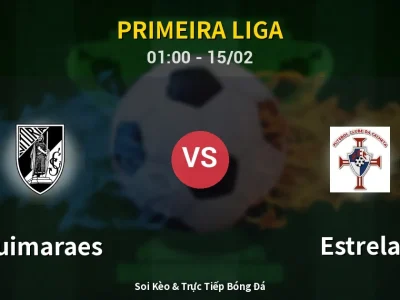 Kết Quả: Guimaraes 2-1 Estrela – Highlight & Bàn Thắng | Primeira Liga