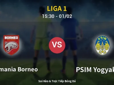 Kết Quả: Pusamania Borneo 2-1 PSIM Yogyakarta – Highlight & Bàn Thắng | Liga 1