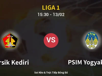 Kết Quả: Persik Kediri 2-2 PSIM Yogyakarta – Highlight & Bàn Thắng | Liga 1