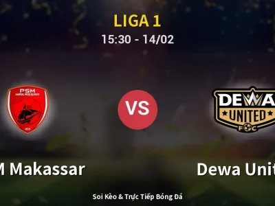 Kết Quả: PSM Makassar 0-2 Dewa United – Highlight & Bàn Thắng | Liga 1