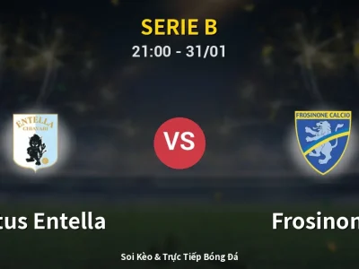 🔴 Trực Tiếp: Virtus Entella 0-0 Frosinone – Link Xem Serie B (Full HD)