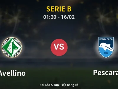 Kết Quả: Avellino 0-1 Pescara – Highlight & Bàn Thắng | Serie B