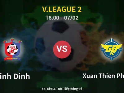 Kết Quả: Binh Dinh 2-0 Xuan Thien Phu Tho – Highlight & Bàn Thắng | V.League 2