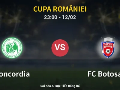 Soi Kèo Concordia vs FC Botosani – 23:00 12/02 | Nhận Định, Dự Đoán Tỷ Số
