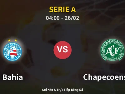 Soi Kèo Bahia vs Chapecoense-sc – 04:00 26/02 | Nhận Định, Dự Đoán Tỷ Số