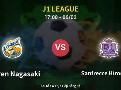 Kết Quả: V-varen Nagasaki 1-3 Sanfrecce Hiroshima – Highlight & Bàn Thắng | J1 League
