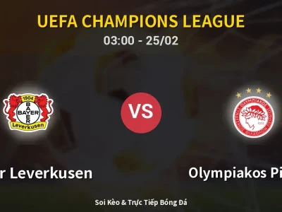 Kết Quả: Bayer Leverkusen 0-0 Olympiakos Piraeus – Highlight & Bàn Thắng | UEFA Champions League