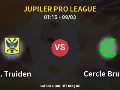 Kết Quả: St. Truiden 2-1 Cercle Brugge – Highlight & Bàn Thắng | Jupiler Pro League
