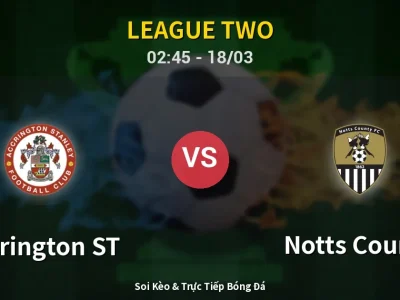 Soi Kèo Accrington ST vs Notts County – 02:45 18/03 | Nhận Định, Dự Đoán Tỷ Số