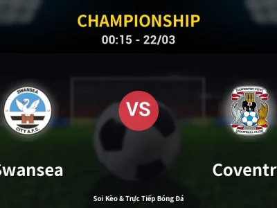 Kết Quả: Swansea 0-3 Coventry – Highlight & Bàn Thắng | Championship