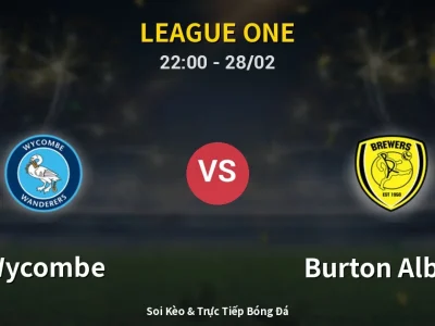 Soi Kèo Wycombe vs Burton Albion – 22:00 28/02 | Nhận Định, Dự Đoán Tỷ Số