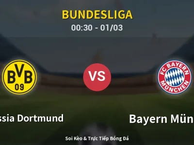 Kết Quả: Borussia Dortmund 2-3 Bayern München – Highlight & Bàn Thắng | Bundesliga