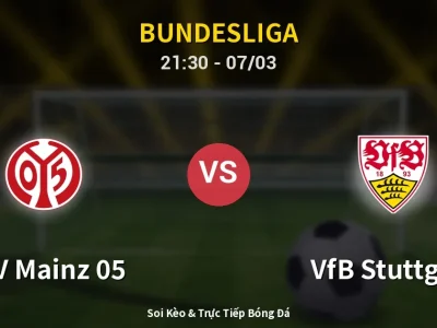 🔴 Trực Tiếp: FSV Mainz 05 0-0 VfB Stuttgart – Link Xem Bundesliga (Full HD)