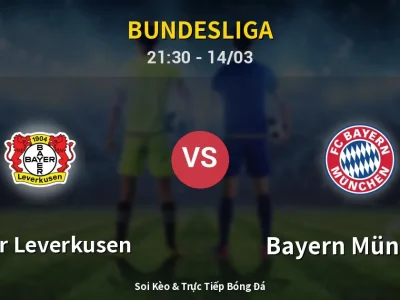 🔴 Trực Tiếp: Bayer Leverkusen 1-0 Bayern München – Link Xem Bundesliga (Full HD)