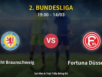 Kết Quả: Eintracht Braunschweig 1-0 Fortuna Düsseldorf – Highlight & Bàn Thắng | 2. Bundesliga