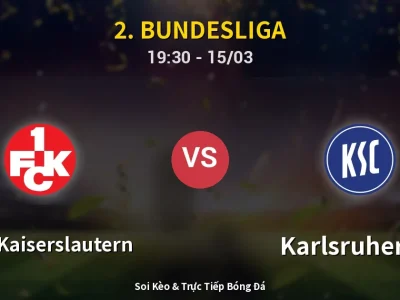 Soi Kèo 1. FC Kaiserslautern vs Karlsruher SC – 19:30 15/03 | Nhận Định, Dự Đoán Tỷ Số
