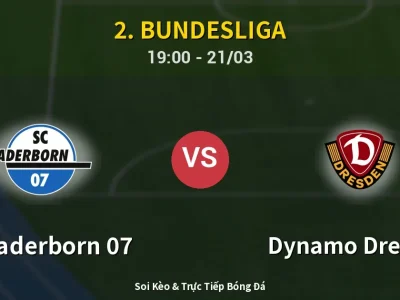 Soi Kèo SC Paderborn 07 vs Dynamo Dresden – 19:00 21/03 | Nhận Định, Dự Đoán Tỷ Số