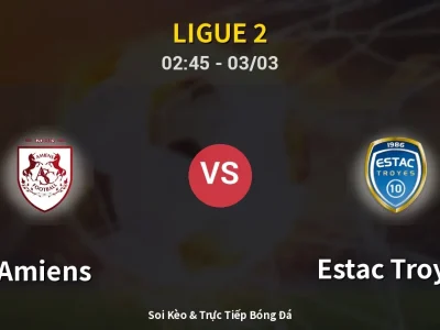 Kết Quả: Amiens 0-2 Estac Troyes – Highlight & Bàn Thắng | Ligue 2